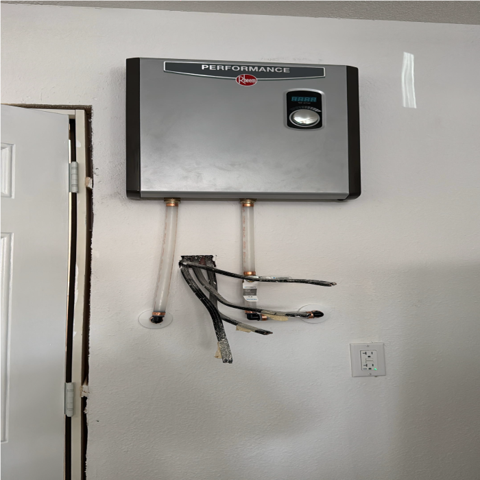 Water heater installation service in Central Florida by Blessed Solutions Plumbing