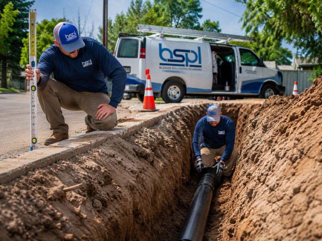 Sewer line repair in Orlando, FL - Blessed Solutions Plumbing