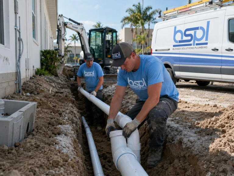 Sewer line repair in Orlando, FL - Blessed Solutions Plumbing
