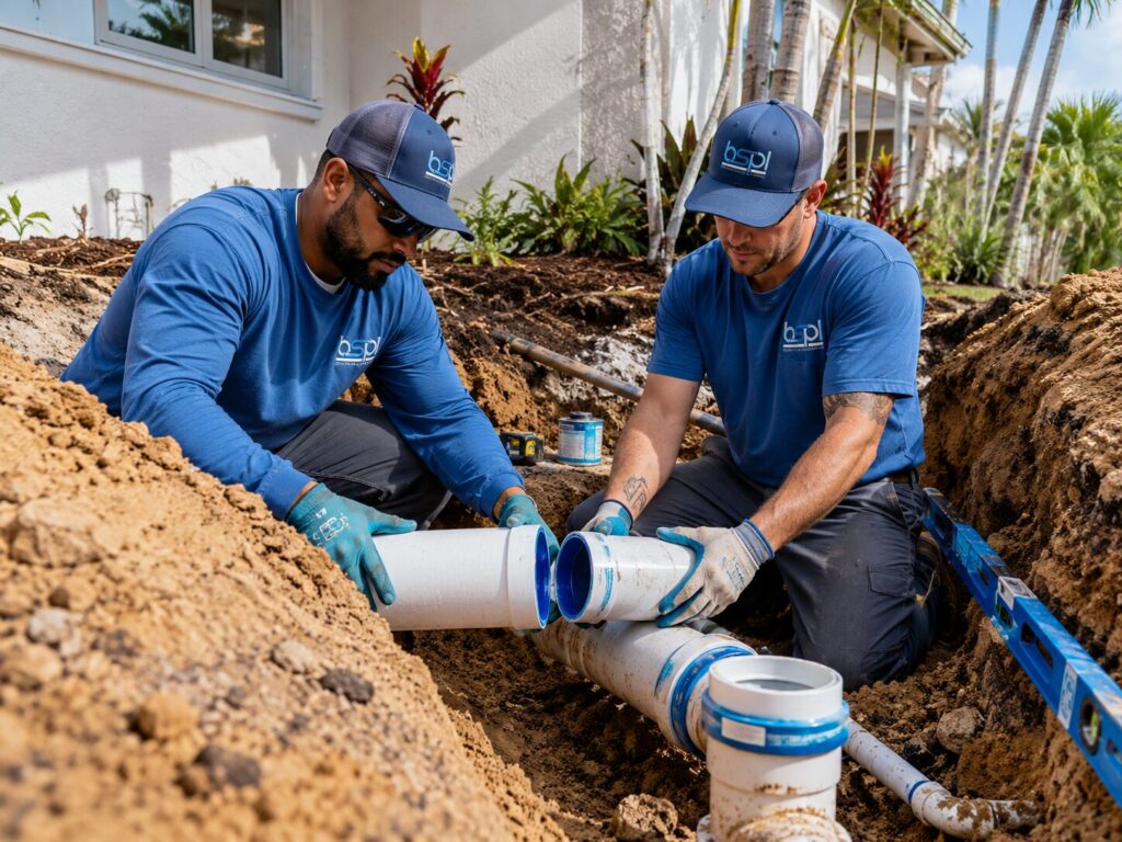 Professional Sewer line repair service in Central Florida