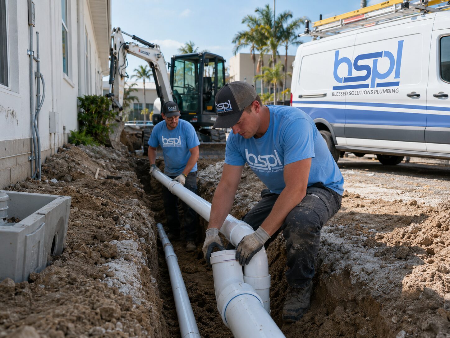 Sewer line repair in Orlando, FL - Blessed Solutions Plumbing