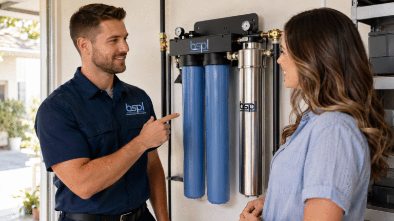 Water filtration system installation service in Central Florida by Blessed Solutions Plumbing