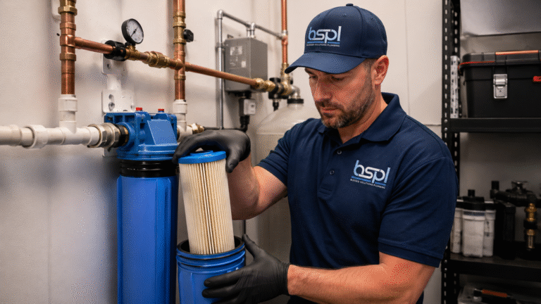 Blessed Solutions Plumbing branded service van serving Orlando, Kissimmee and St. Cloud FL