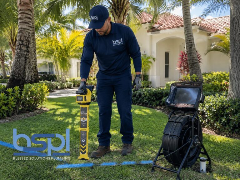 Blessed Solutions Plumbing - Sewer camera inspection in Kissimmee, FL