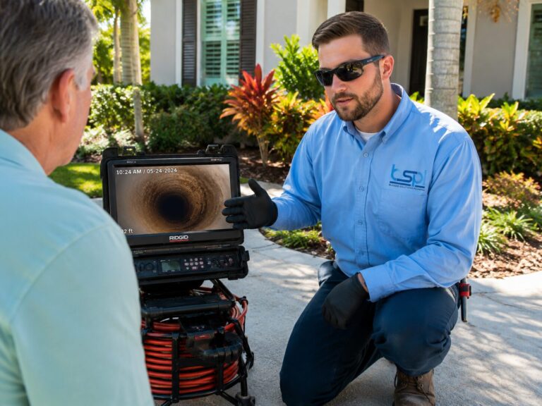 Blessed Solutions Plumbing - Sewer camera inspection in Kissimmee, FL