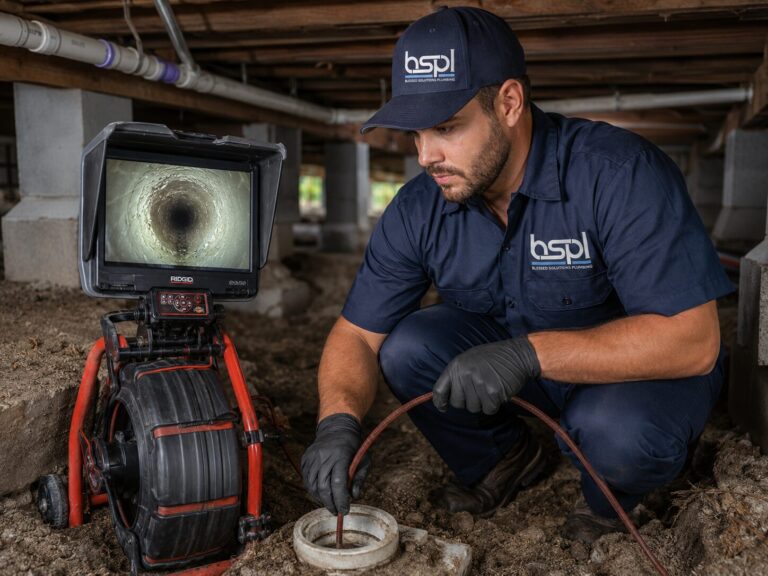 Professional Sewer camera inspection service in Central Florida