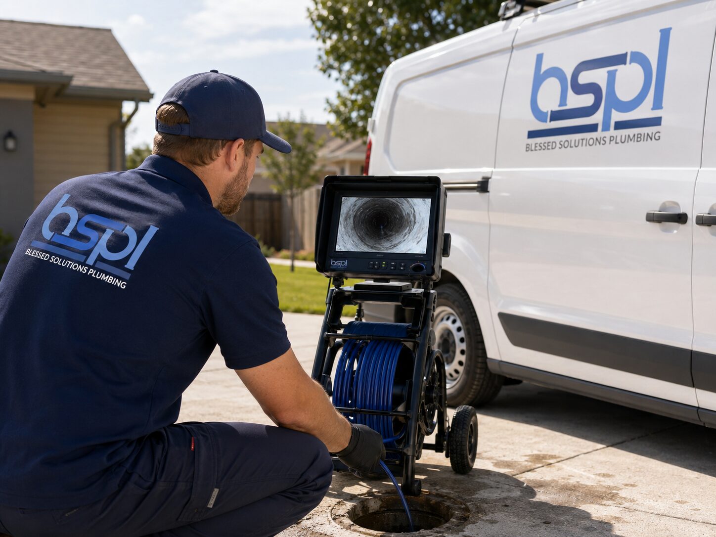 Blessed Solutions Plumbing - Sewer camera inspection in Kissimmee, FL