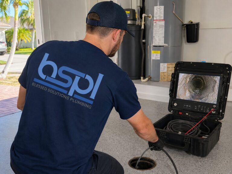 Professional Sewer camera inspection service in Central Florida