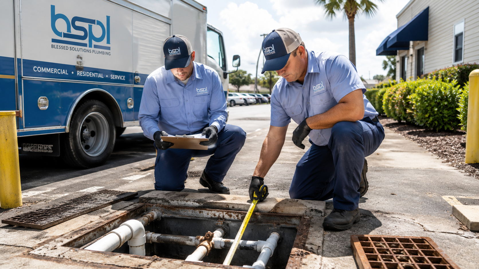 Grease trap service in Orlando, FL - Blessed Solutions Plumbing