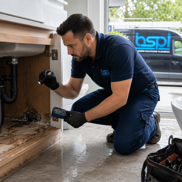 Blessed Solutions Plumbing branded service van serving Orlando, Kissimmee and St. Cloud FL