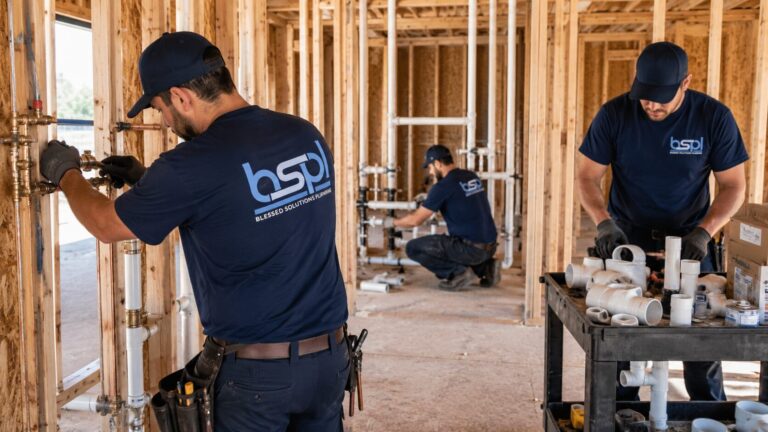 New construction plumbing by licensed plumbers in St. Cloud, FL
