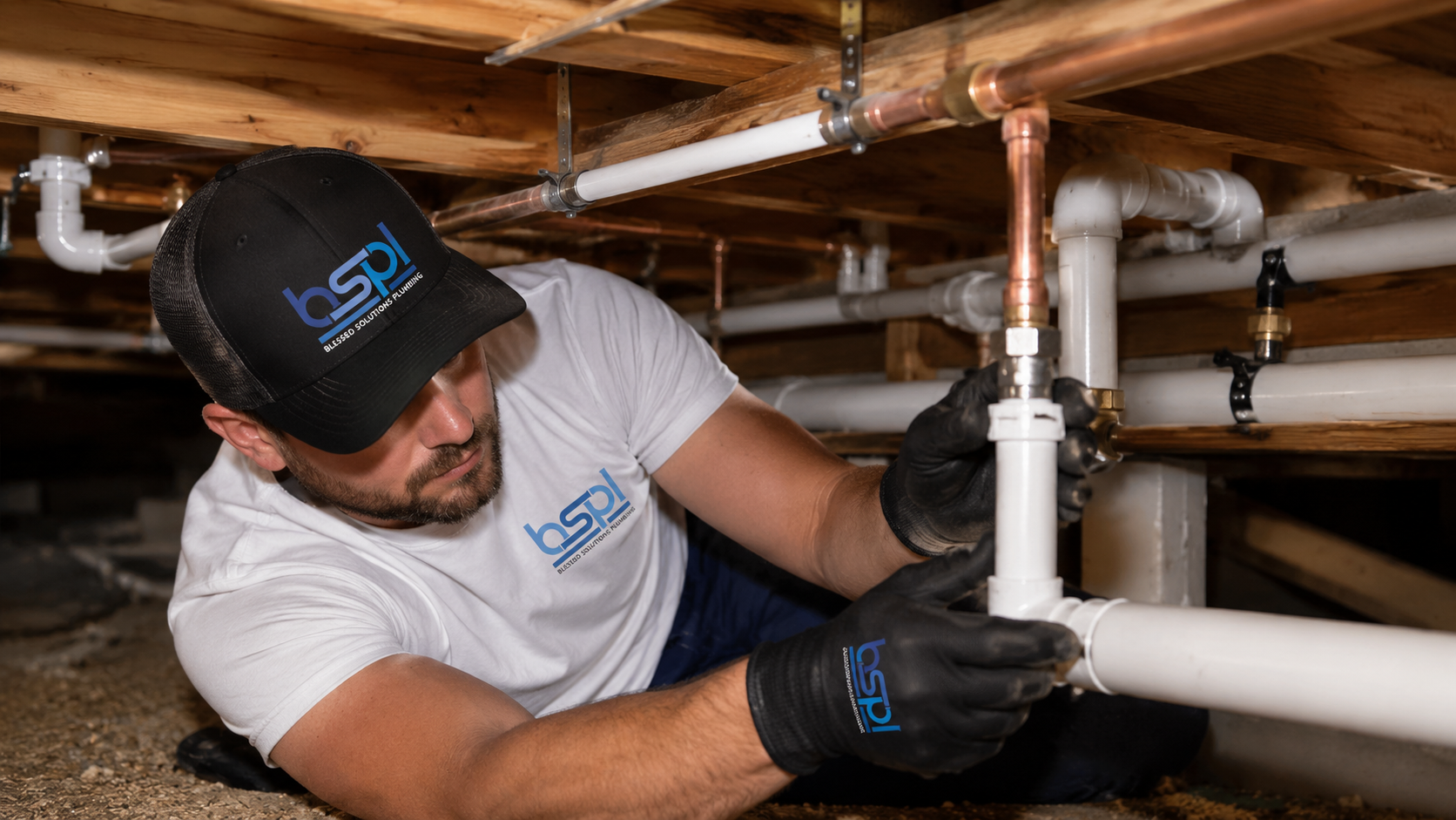 Licensed plumber handling water line installation in Kissimmee FL