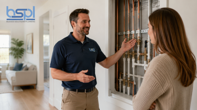 Licensed plumber handling water line installation in Kissimmee FL