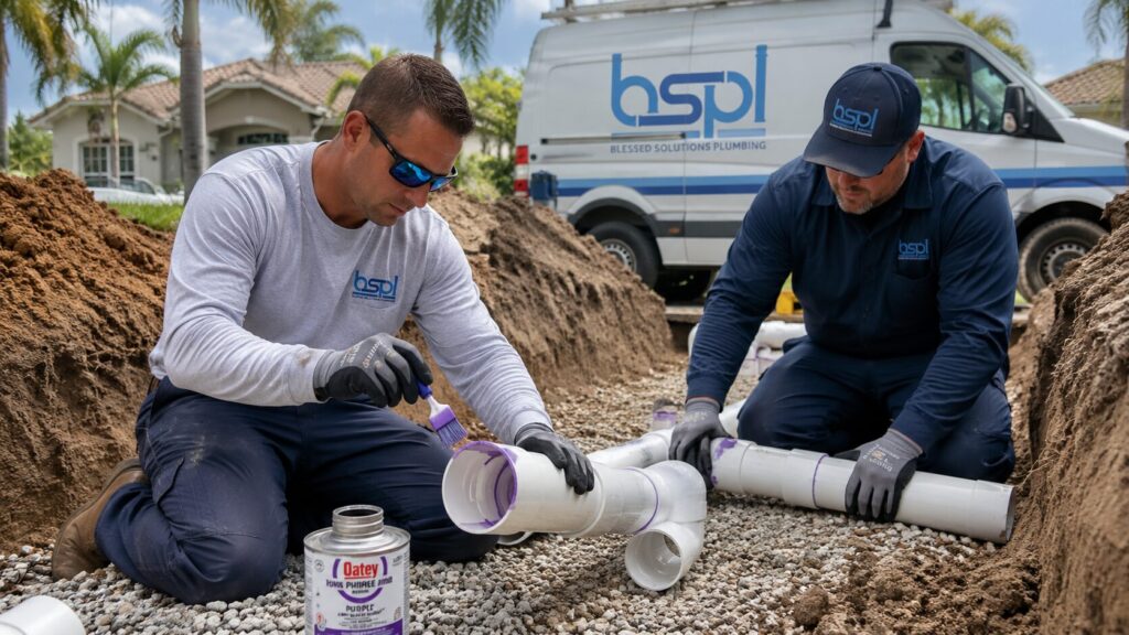 Blessed Solutions Plumbing - Sewer line installation in Kissimmee, FL
