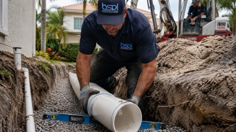 Professional Sewer line installation service in Central Florida