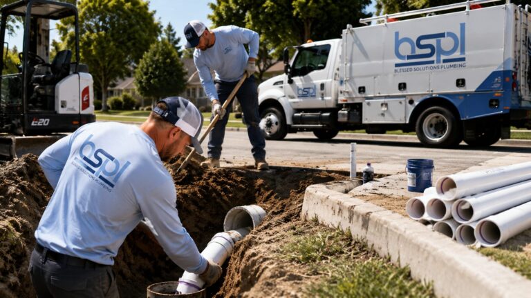 Sewer line installation in Orlando, FL - Blessed Solutions Plumbing