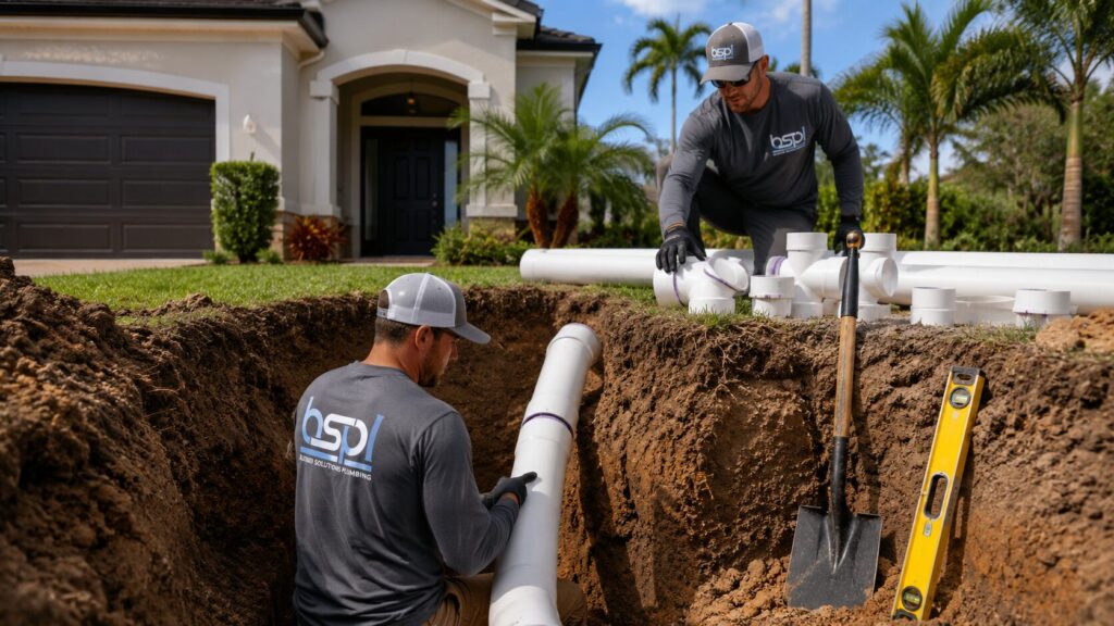 Blessed Solutions Plumbing - Sewer line installation in Kissimmee, FL