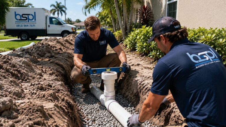 Professional Sewer line installation service in Central Florida