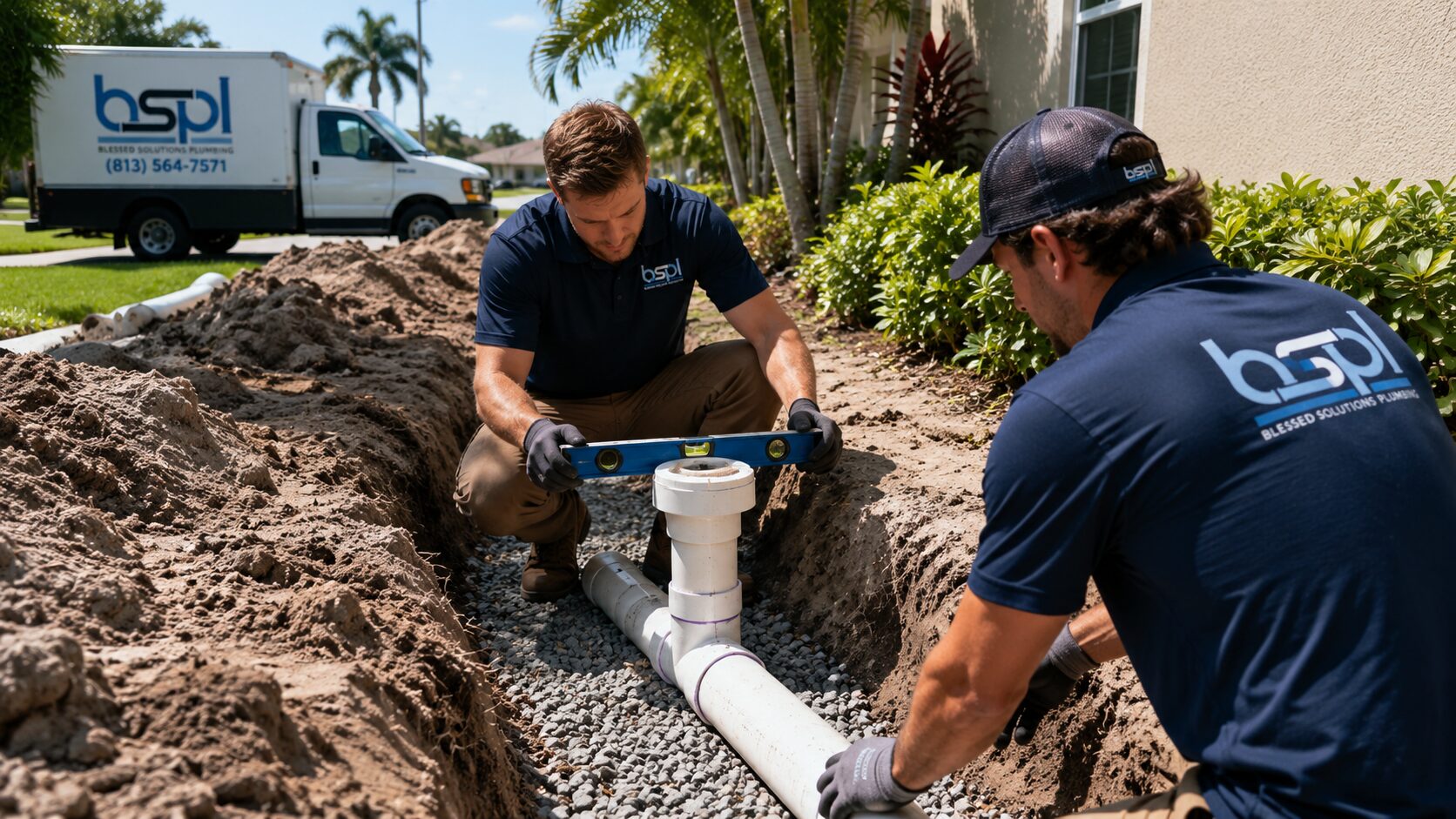 Professional Sewer line installation service in Central Florida