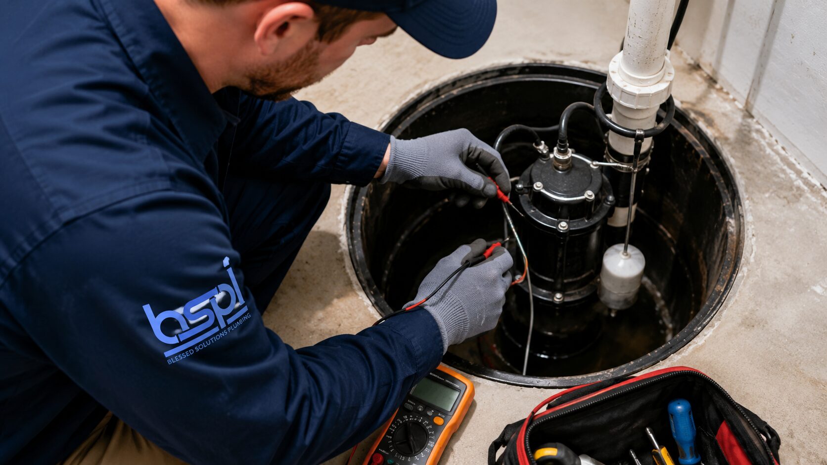 Blessed Solutions Plumbing - Sump and grinder pump in Kissimmee, FL