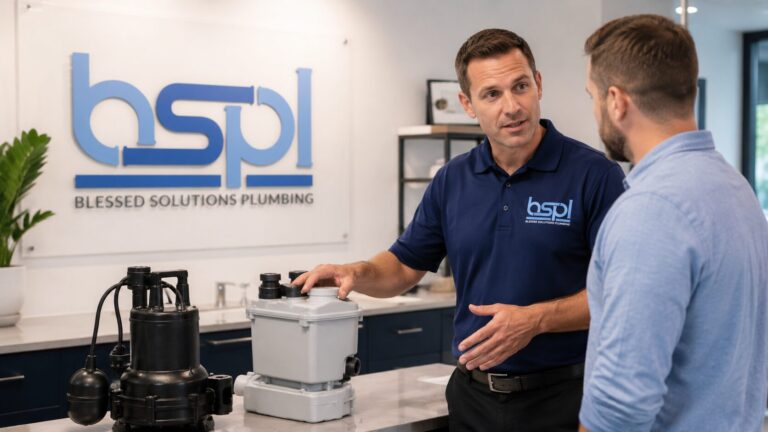Sump and grinder pump by licensed plumbers in St. Cloud, FL