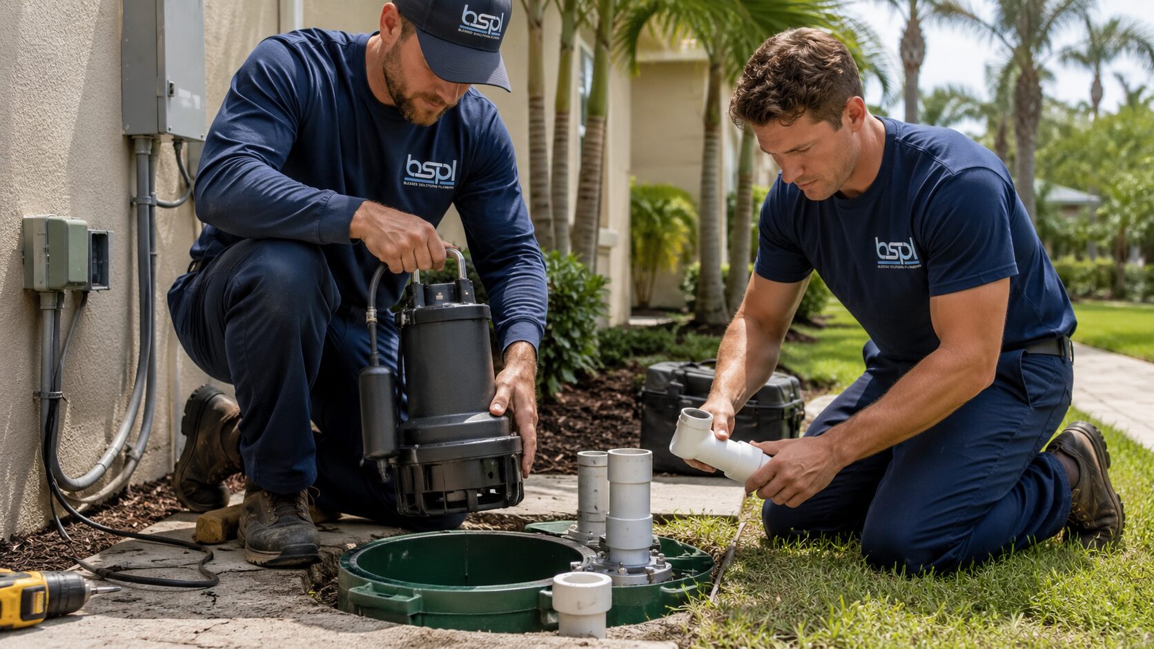 Sump and grinder pump in Orlando, FL - Blessed Solutions Plumbing