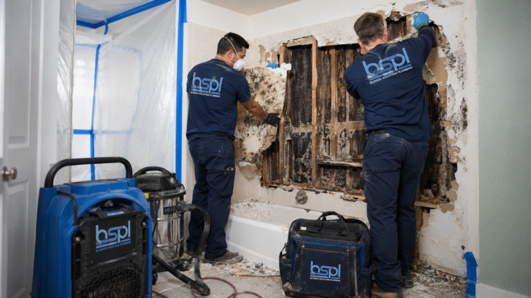 Repairing water damage from a burst pipe in an Orlando FL home