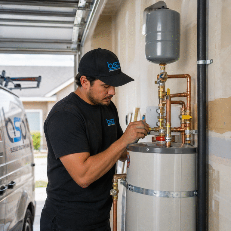 Water heater installation