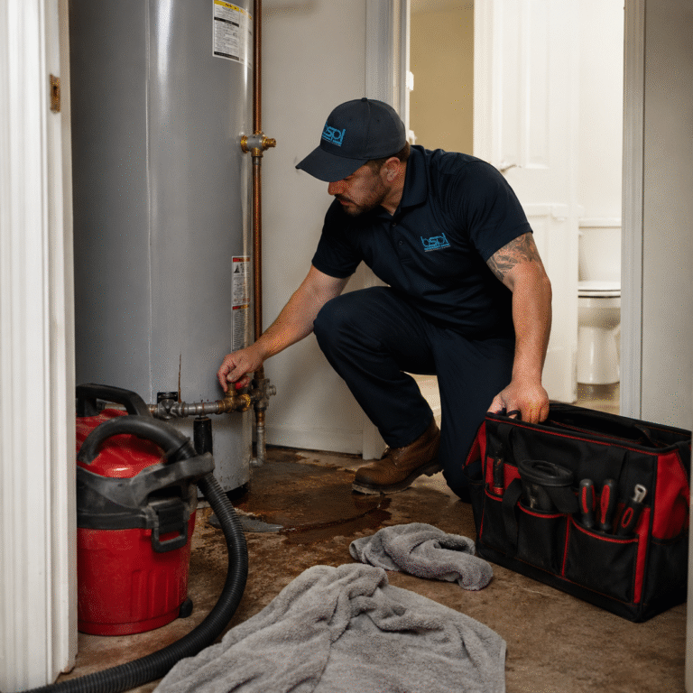 Water heater installation service in Central Florida by Blessed Solutions Plumbing