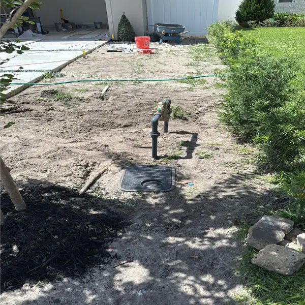 New backflow preventer installation on a water supply line in Orlando FL