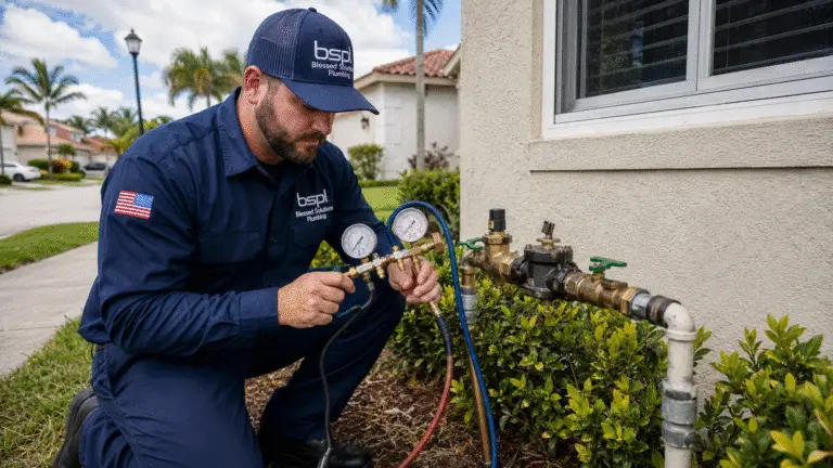 Commercial backflow prevention assembly inspection in Central Florida
