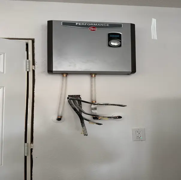Professional water heater installation by Blessed Solutions Plumbing in St. Cloud FL