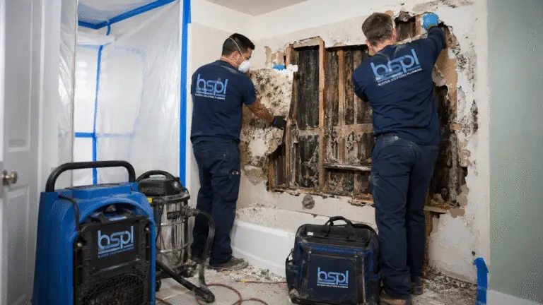 Repairing water damage from a burst pipe in an Orlando FL home
